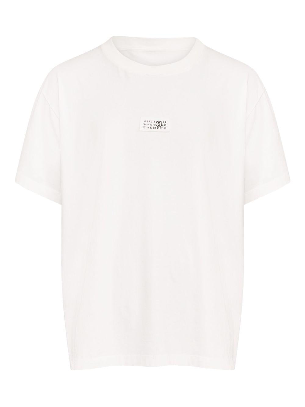 MM6 MAISON MARGIELA T-shirt girocollo con applicazione