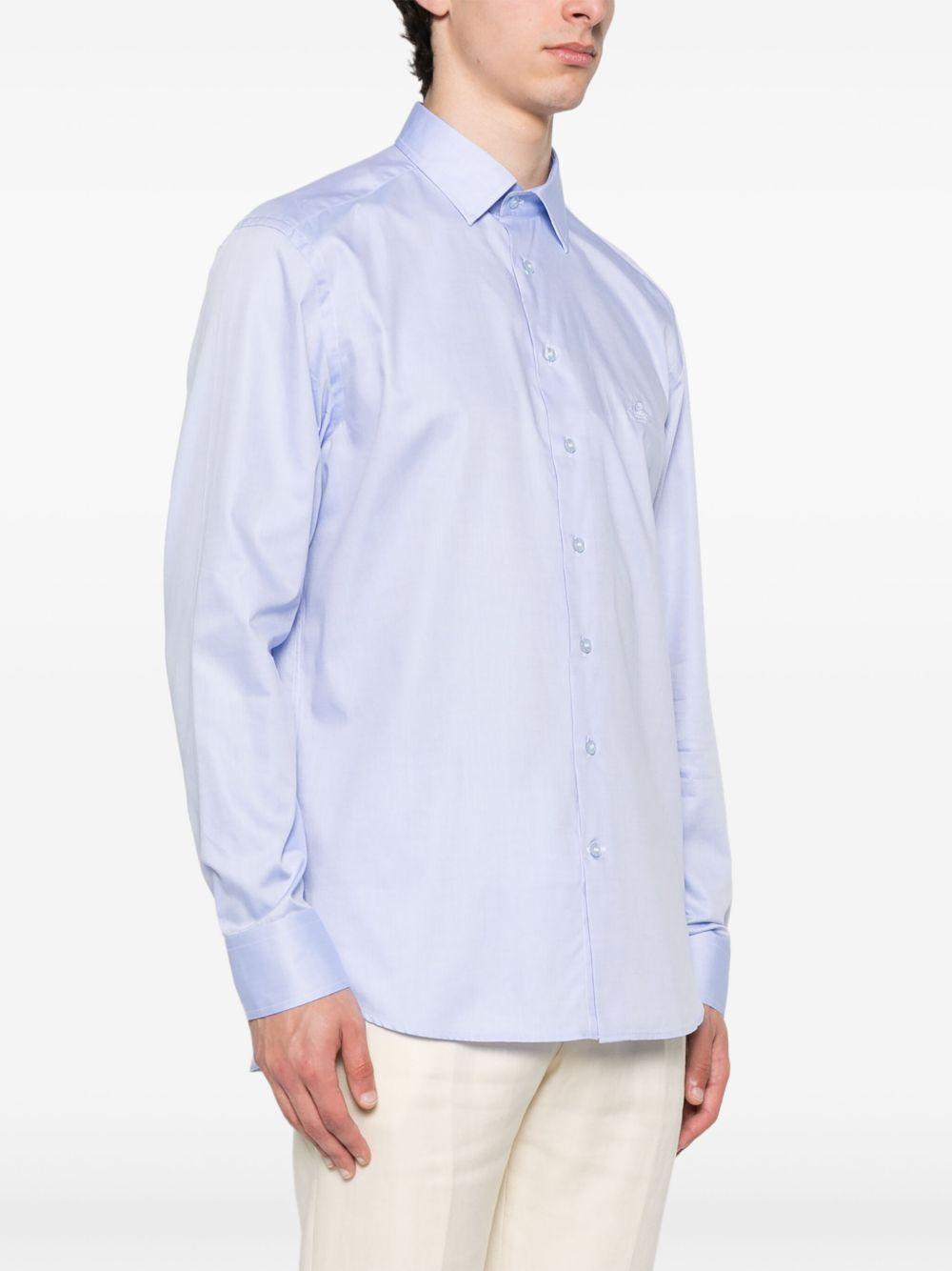 ETRO Camicia in cotone azzurro