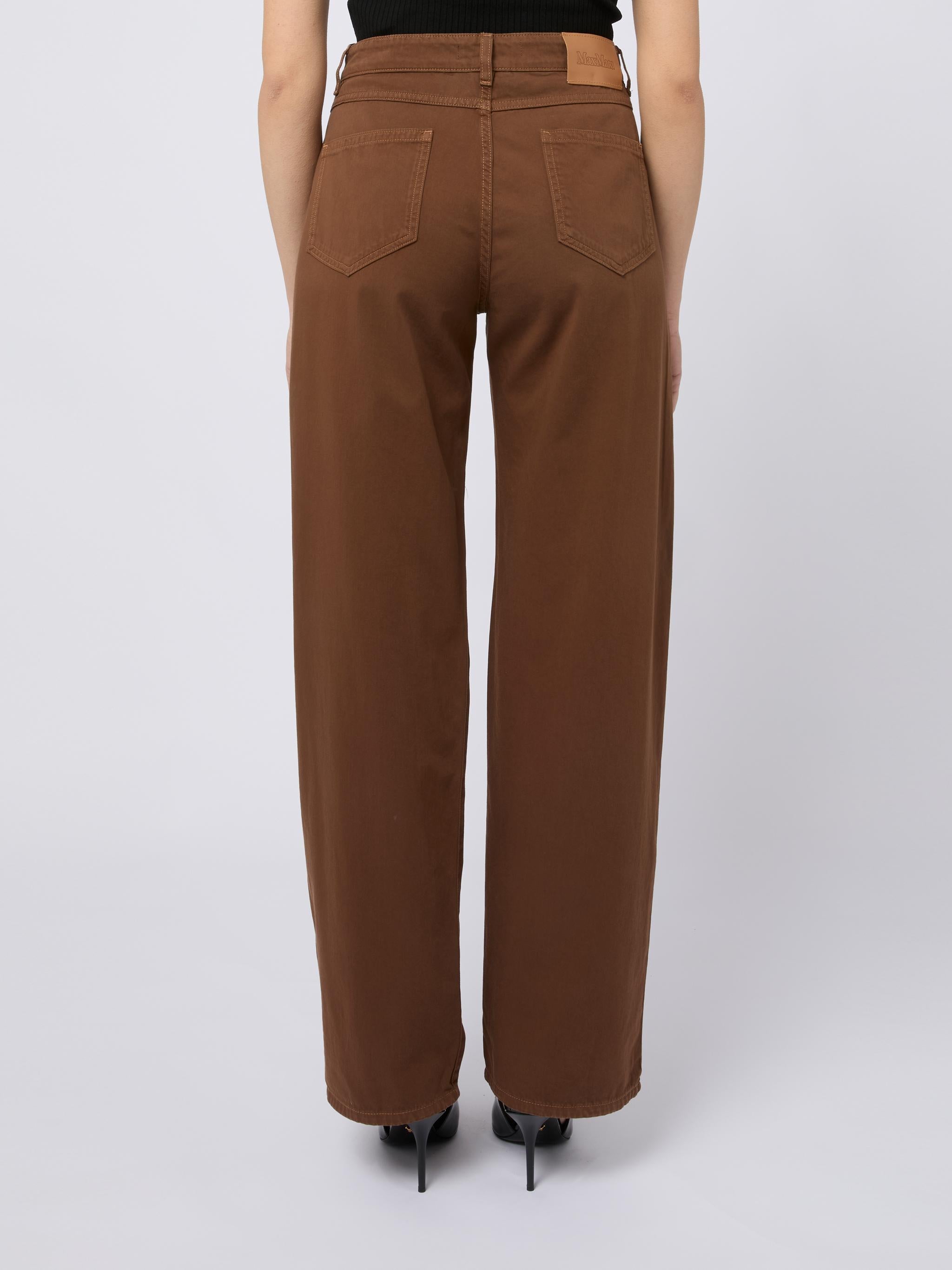 MAX MARA STUDIO Pantaloni jeans Fatuo marroni