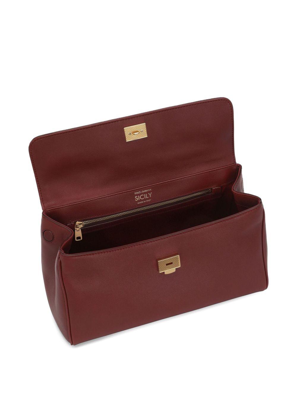 DOLCE e GABBANA Borsa 'My Sicily' bordeaux