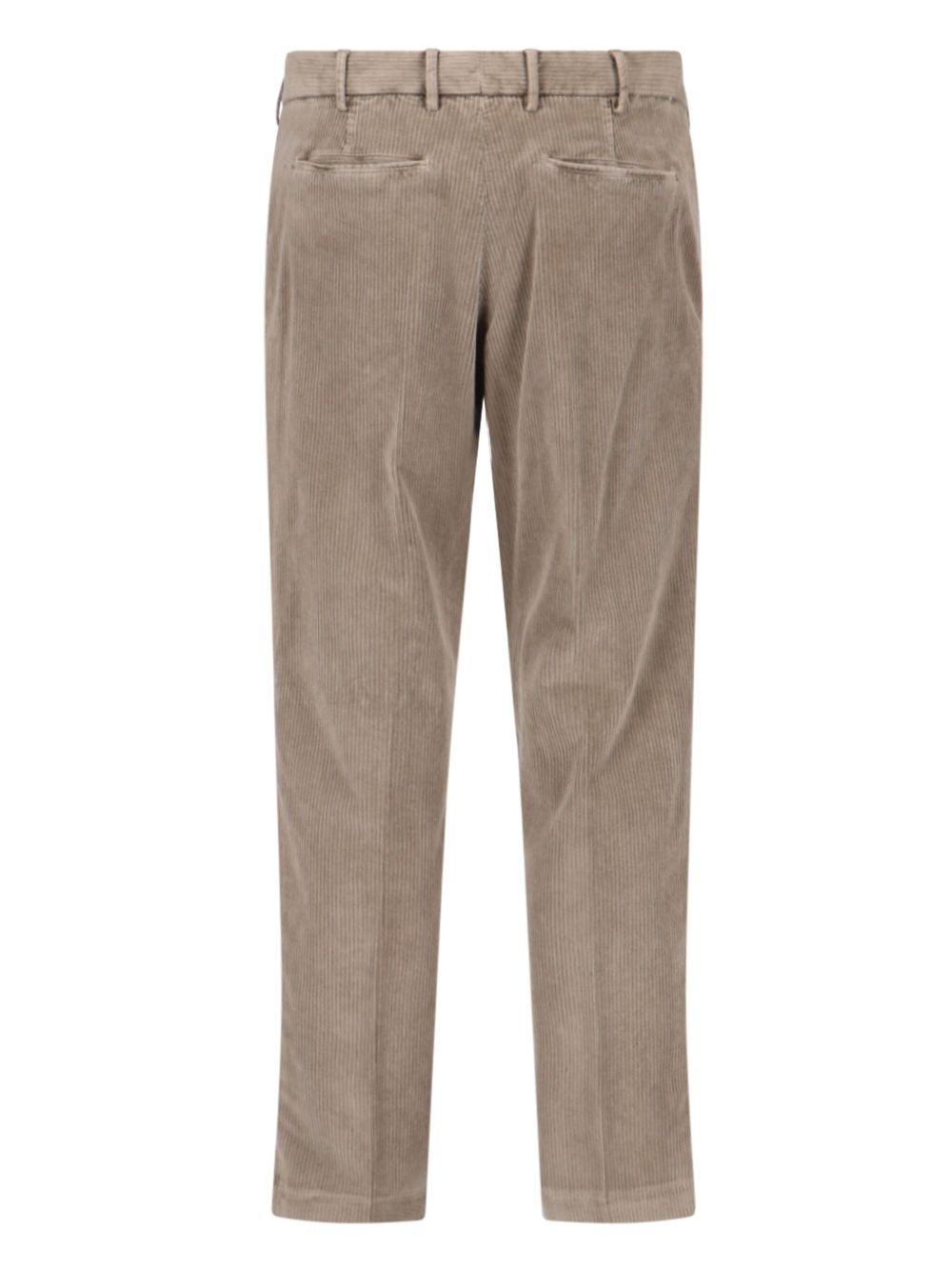 PT TORINO Pantaloni in velluto a costine beige