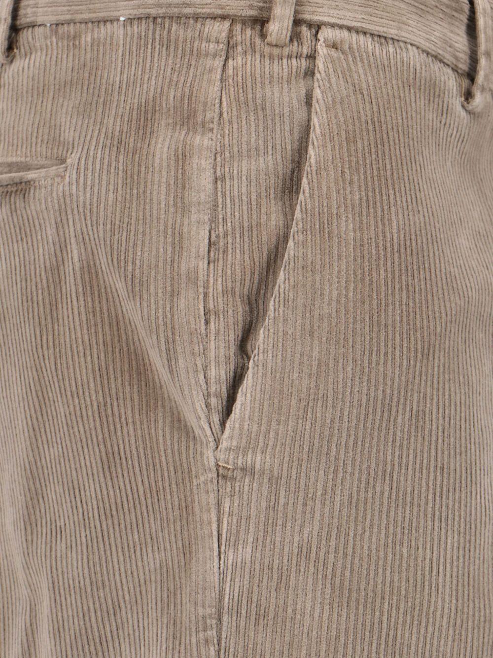 PT TORINO Pantaloni in velluto a costine beige