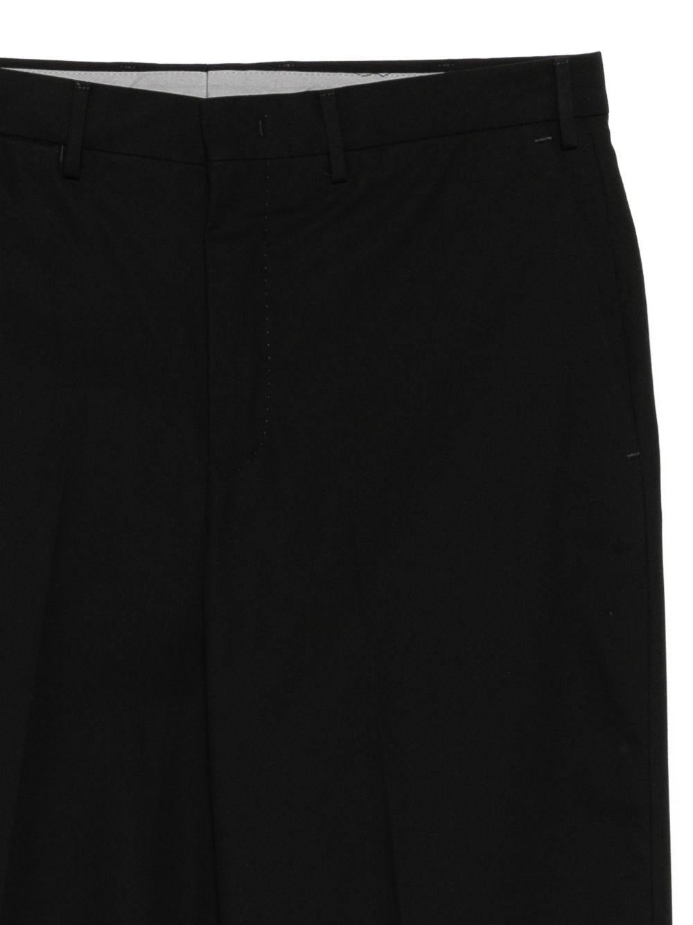 PT TORINO Pantaloni in cotone nero casual
