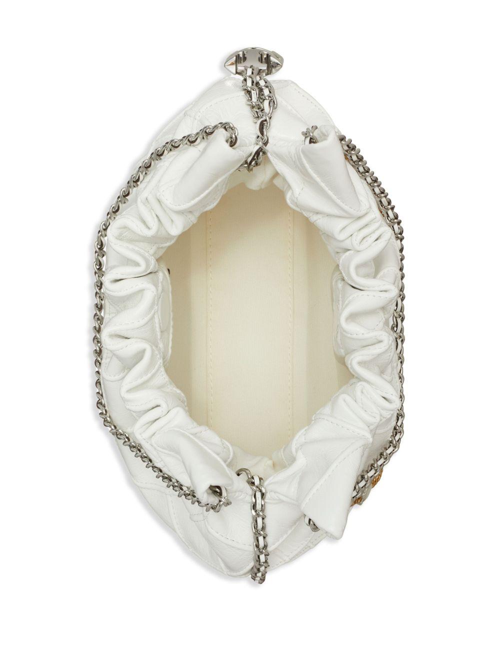 TORY BURCH Borsa a spalla in pelle bianca