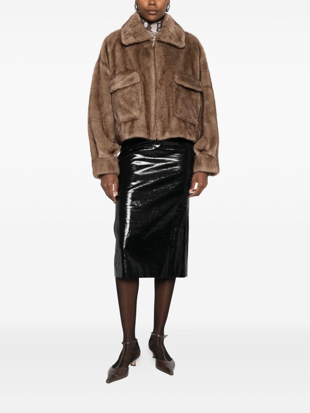 BETTA CORRADI Bomber in ecopelliccia