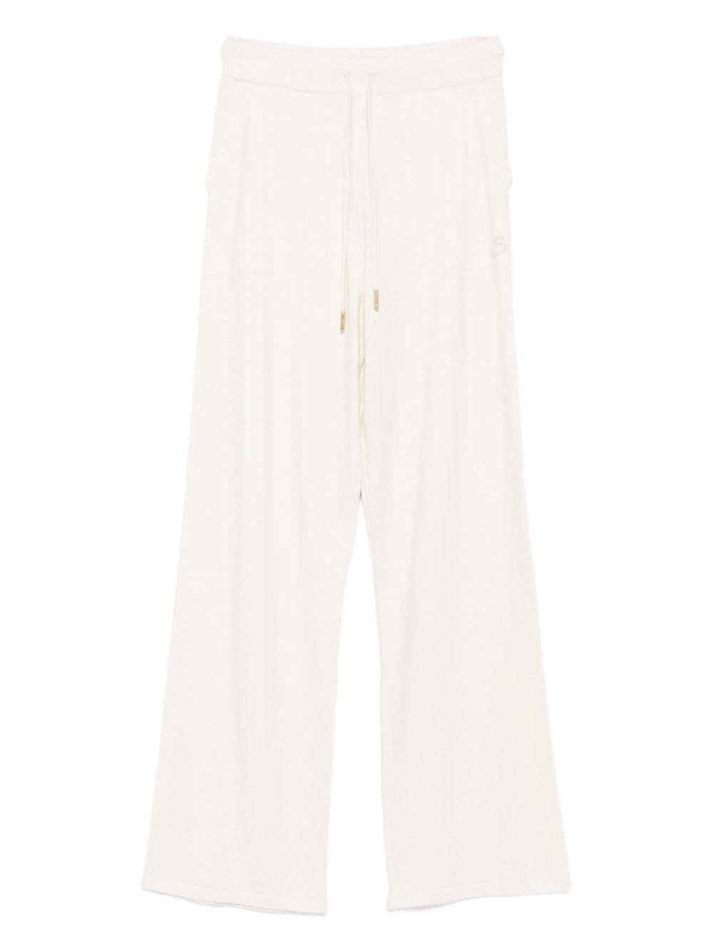 BLUGIRL Pantaloni wide leg avorio