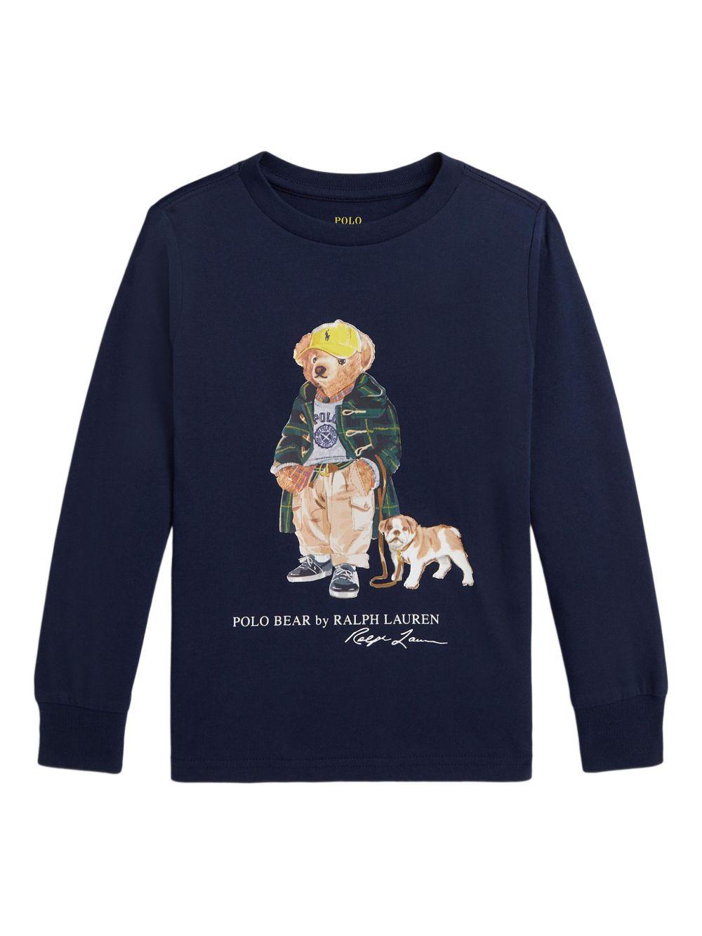 POLO RALPH LAUREN Felpa con stampa Polo Bear