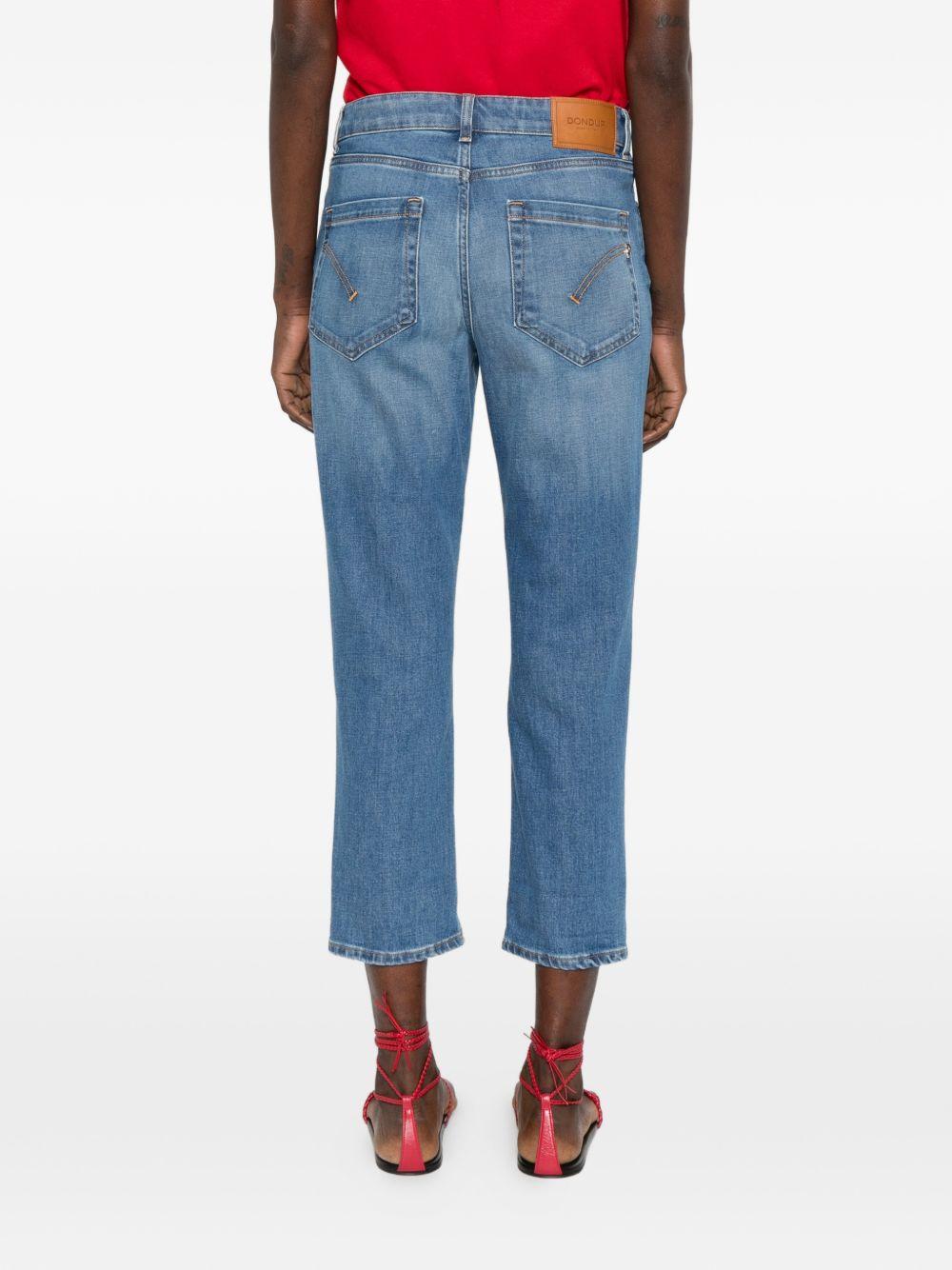 DONDUP Jeans Koons in blu denim con bottoni