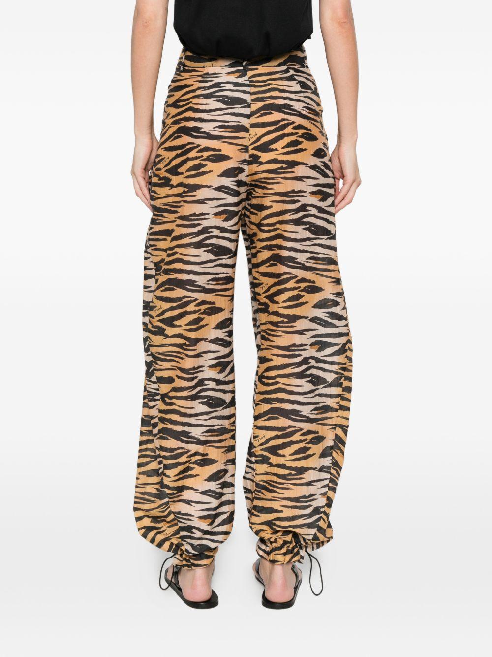 PINKO Pantaloni casual Lizbeth con stampa animalier