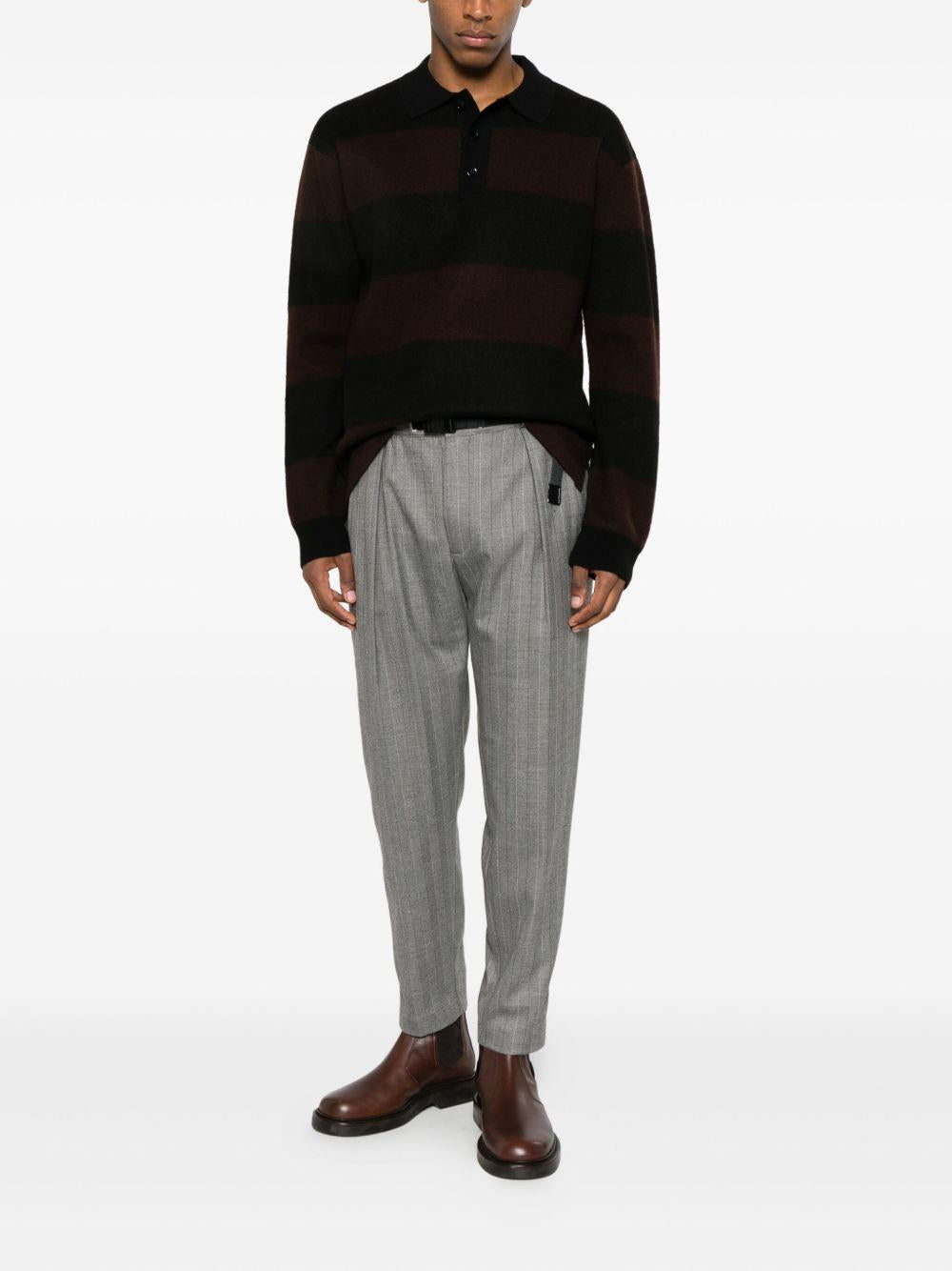 WHITE SAND Pantaloni con coulisse grigi