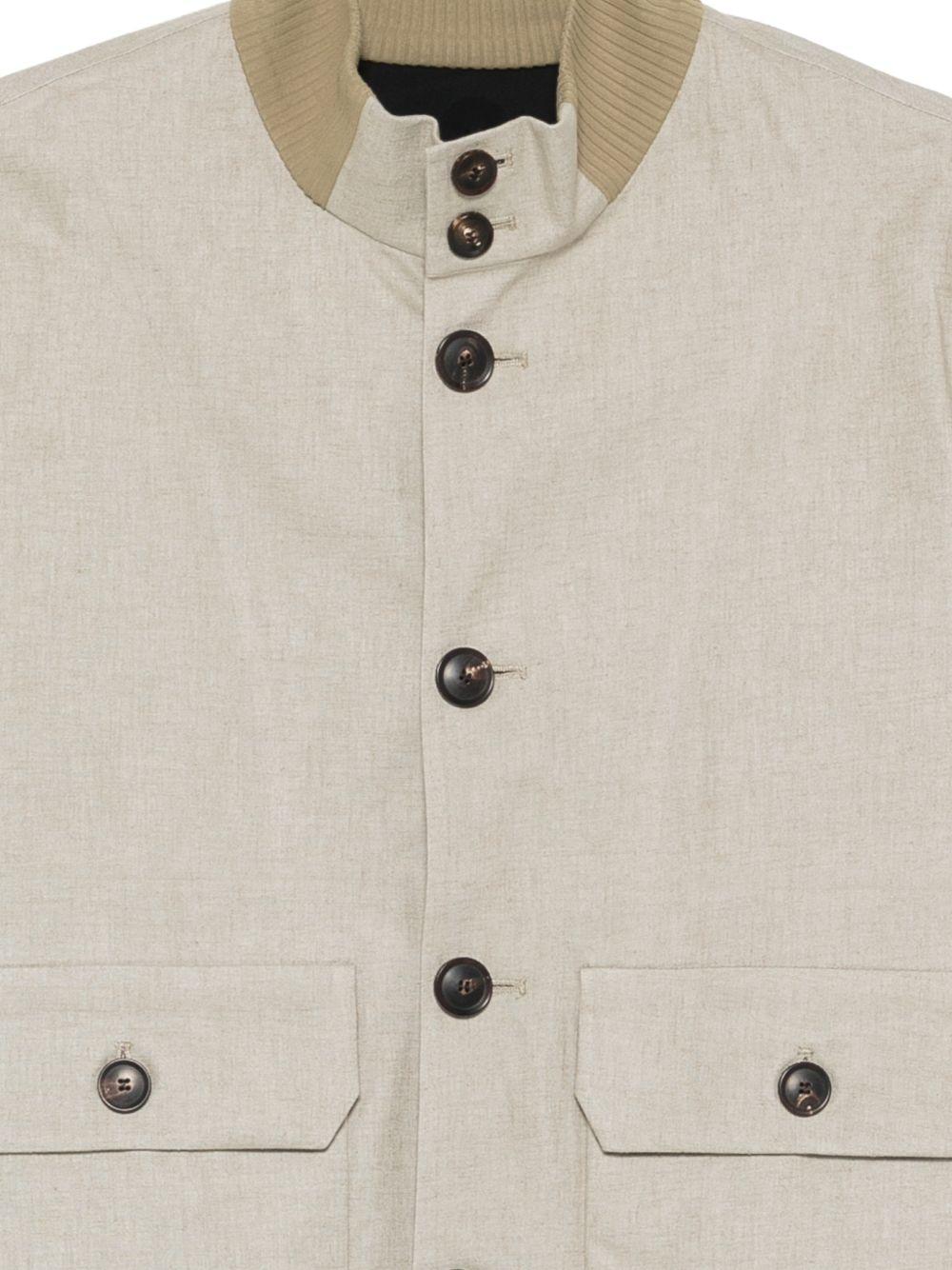 RRD ROBERTO RICCI DESIGNS Giacca in lino beige con tasche