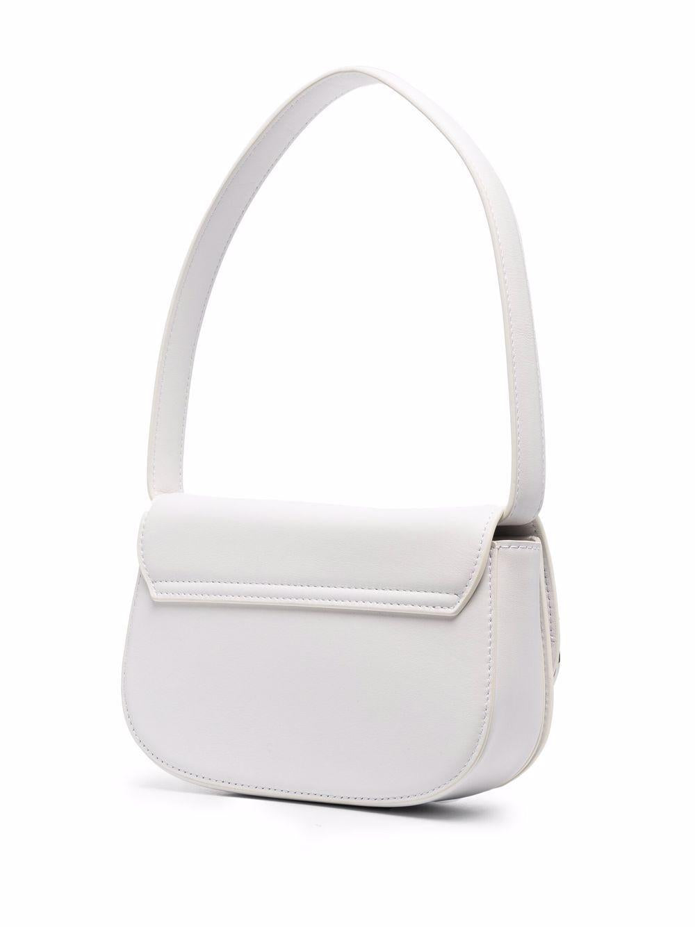 DIESEL Borsa '1DR' in nappa bianca