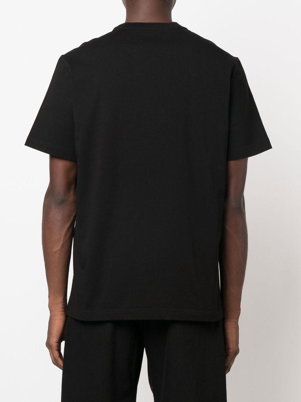 GOLDEN GOOSE T-shirt in cotone nero con stella