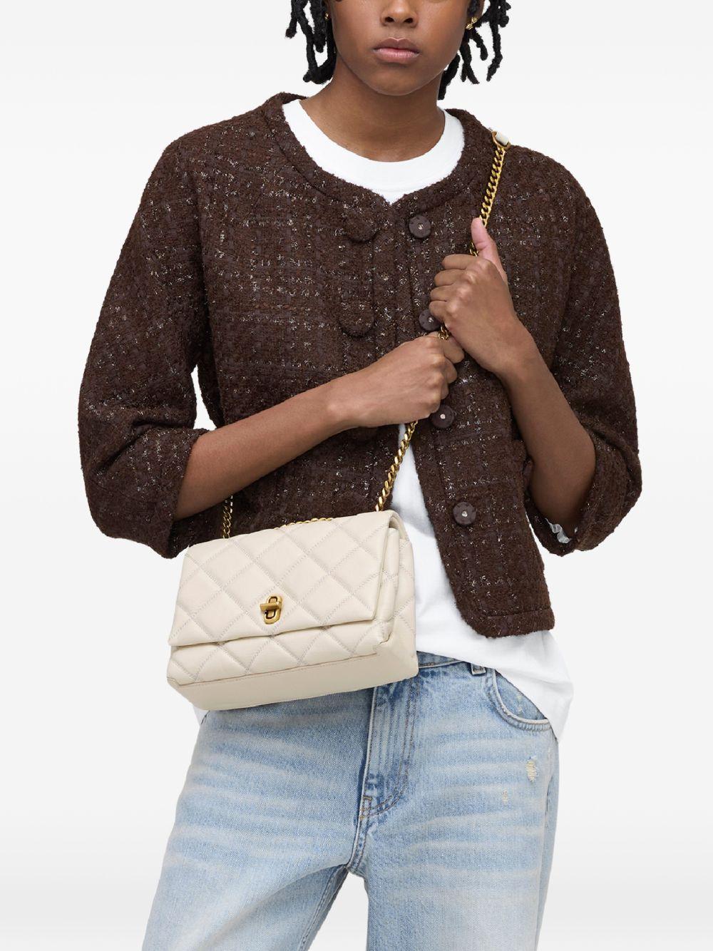 MARC JACOBS Borsa Slim Dual in pelle bianca