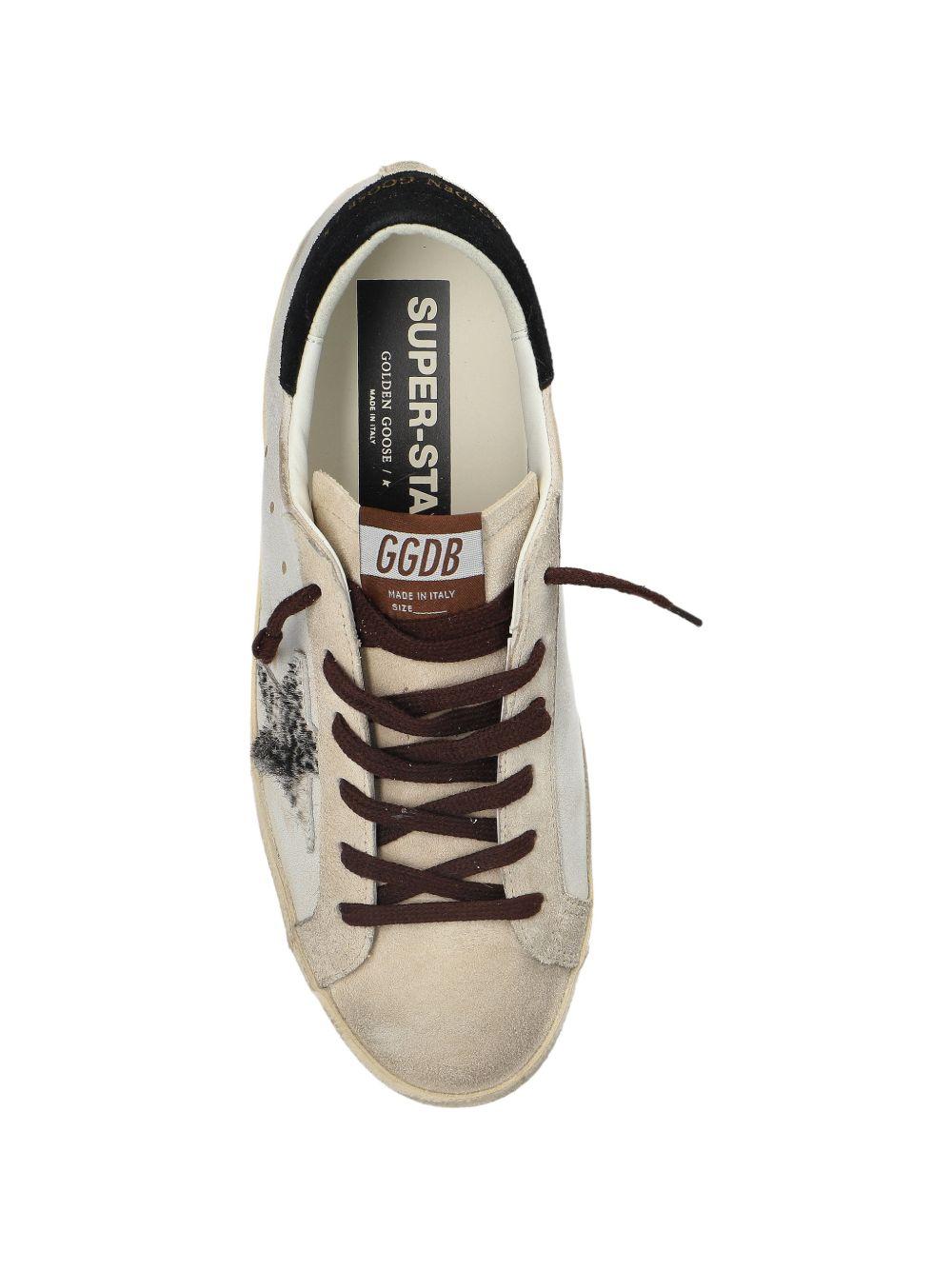 GOLDEN GOOSE Sneakers Super-Star in pelle con stella animalier