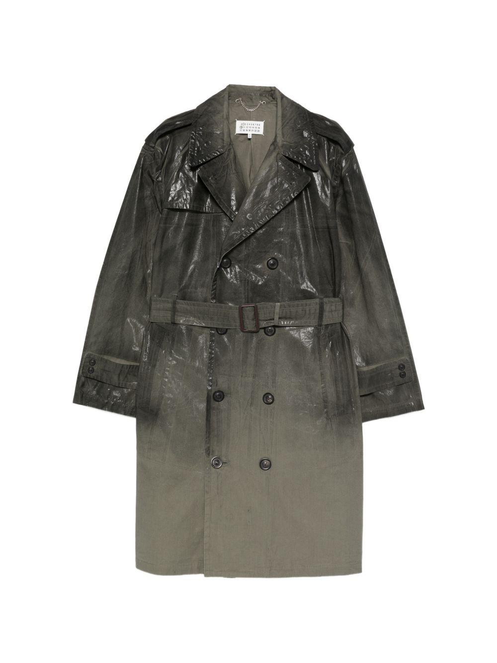 MAISON MARGIELA Trench in cotone degradé