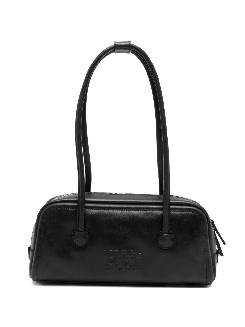 MARGESHERWOOD Borsa a spalla Soft Baguette nero