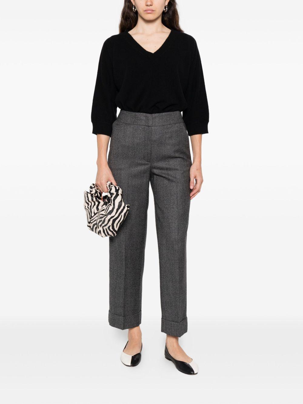 TABARONI Maglione con scollo a V in cashmere