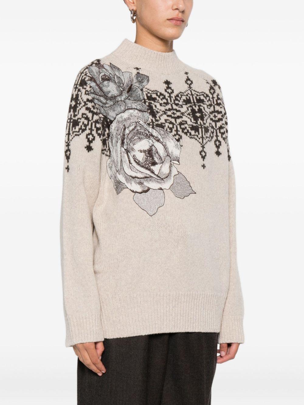 BLUGIRL Maglia in lana con stampa