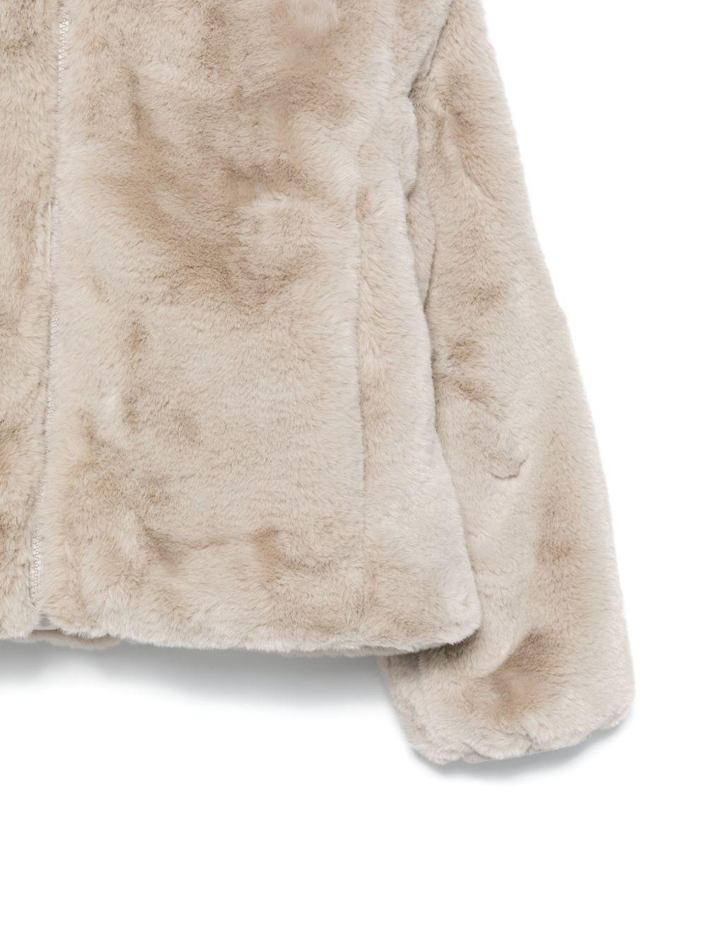 SAVE THE DUCK Giacca in ecopelliccia con zip