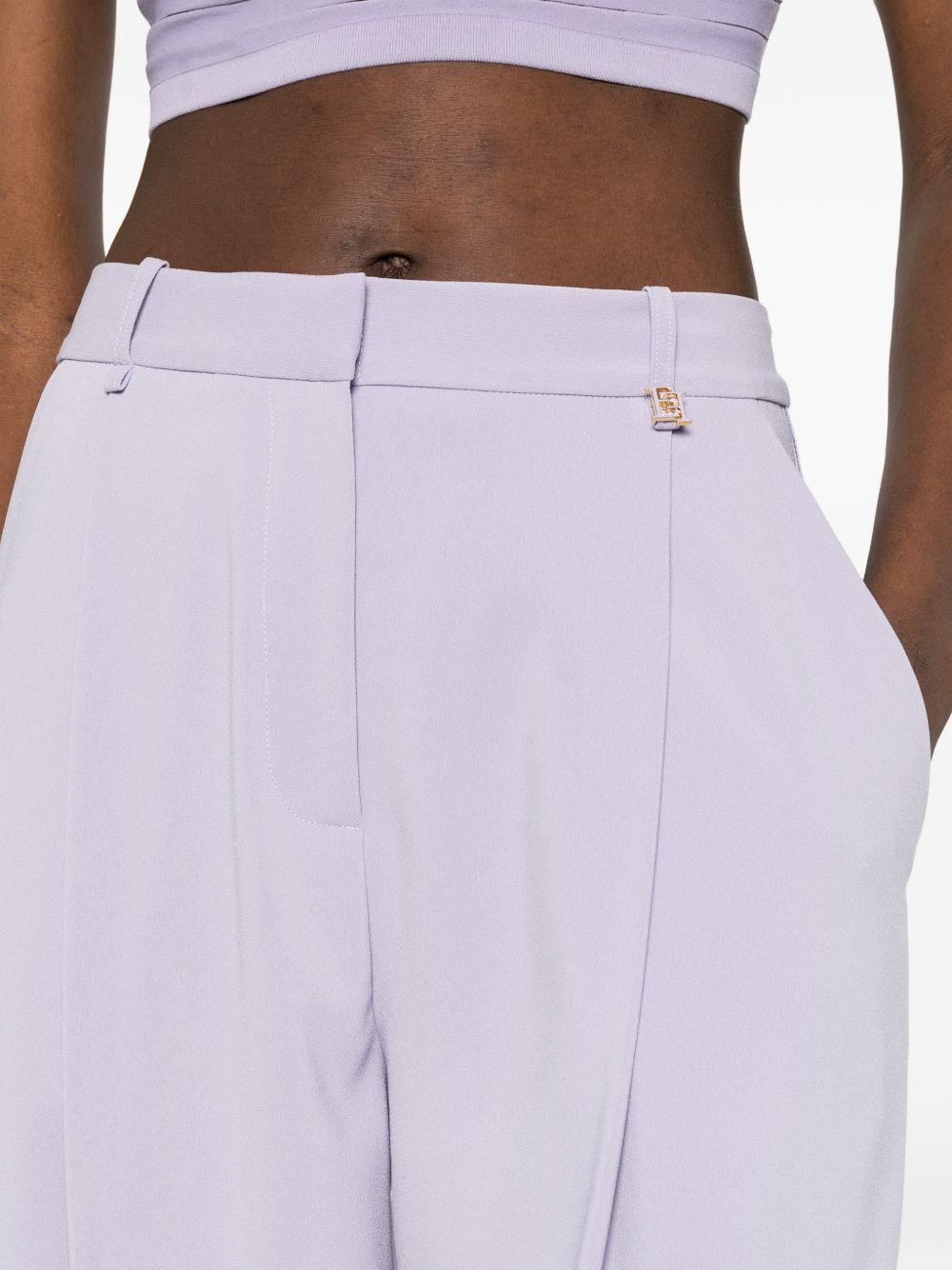 ELISABETTA FRANCHI Pantaloni eleganti color lilla
