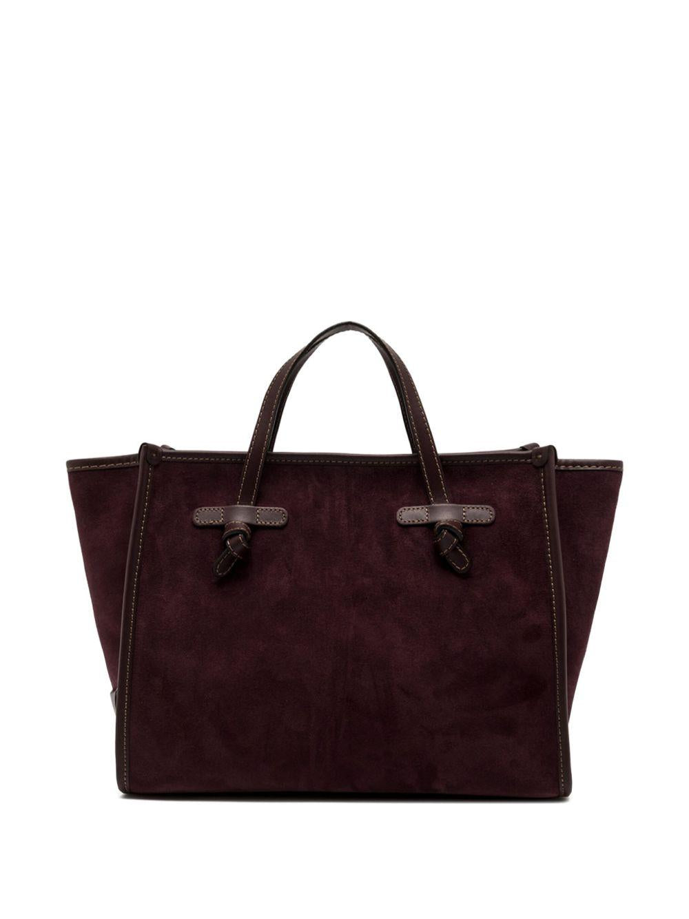 GIANNI CHIARINI Borsa a mano Miss Marcella 32 in camoscio marrone