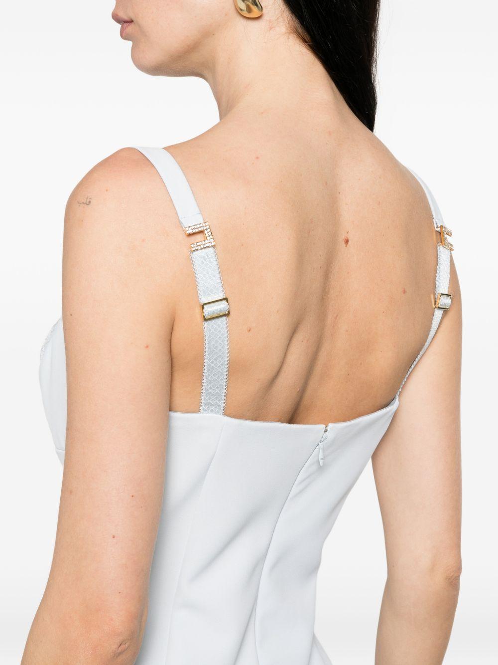 PRONOVIAS Abito lungo celeste chiaro impreziosito da strass