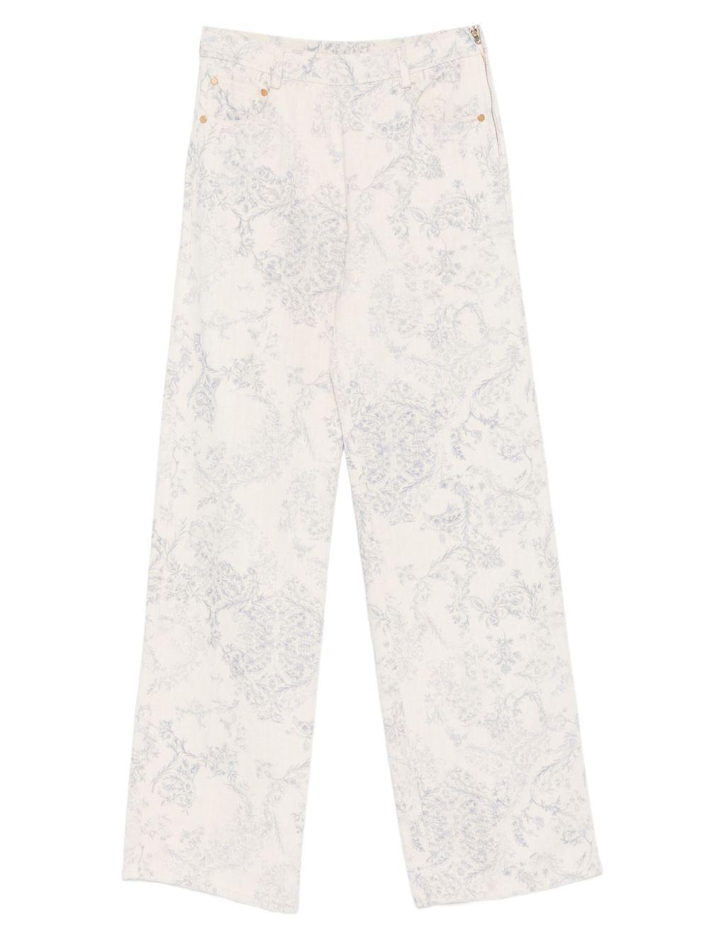 FORTE FORTE Pantaloni 'My Pants' con stampa floreale