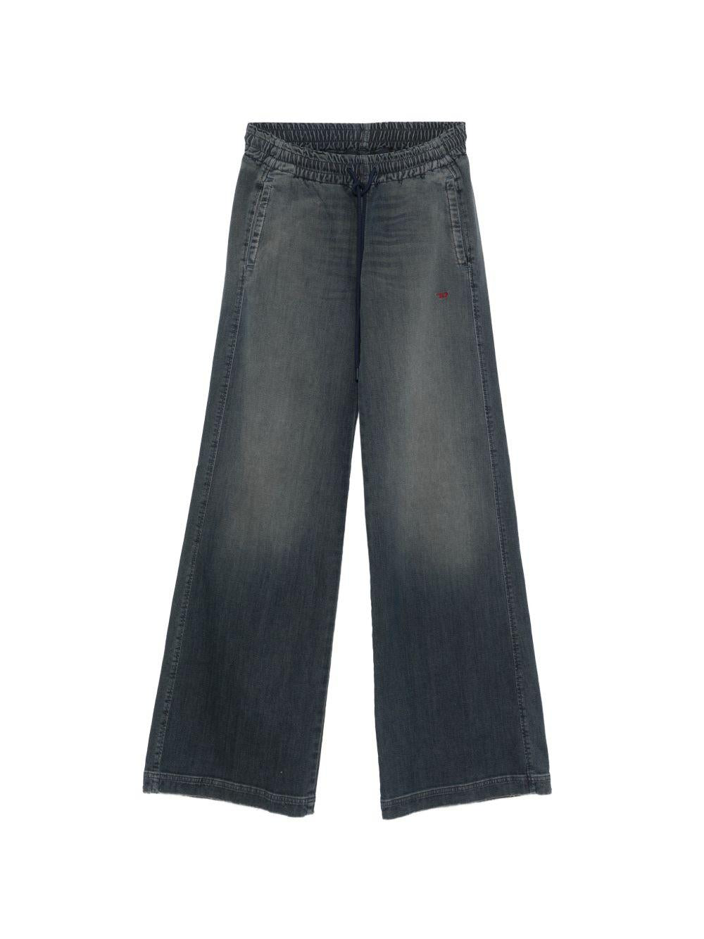 DIESEL Jeans effetto washed sulla gamba