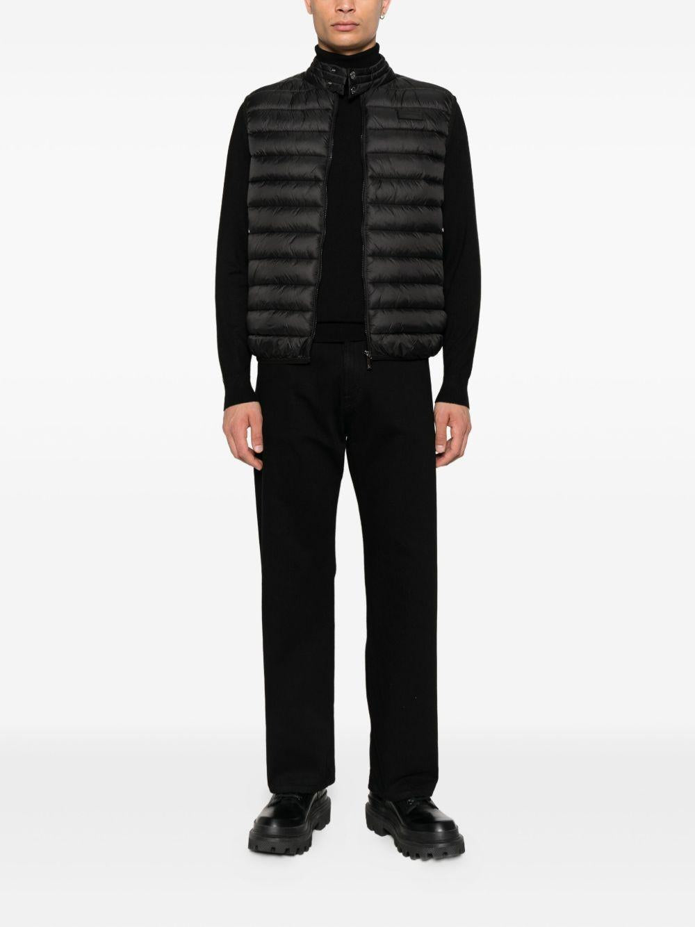 JOHN RICHMOND Gilet nero con zip