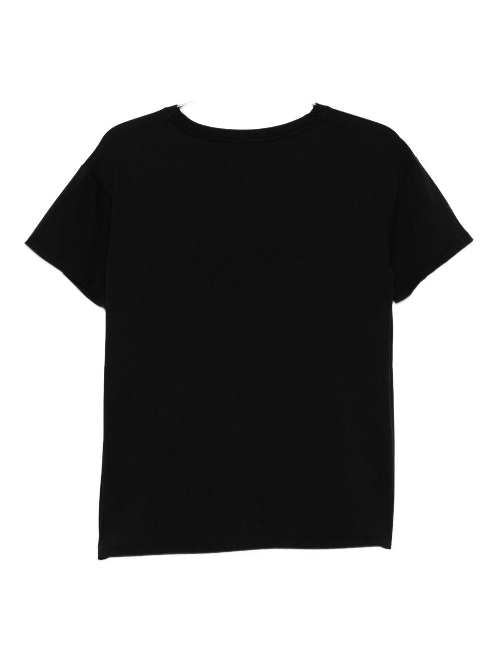 LIUJO T-shirt girocollo con strass