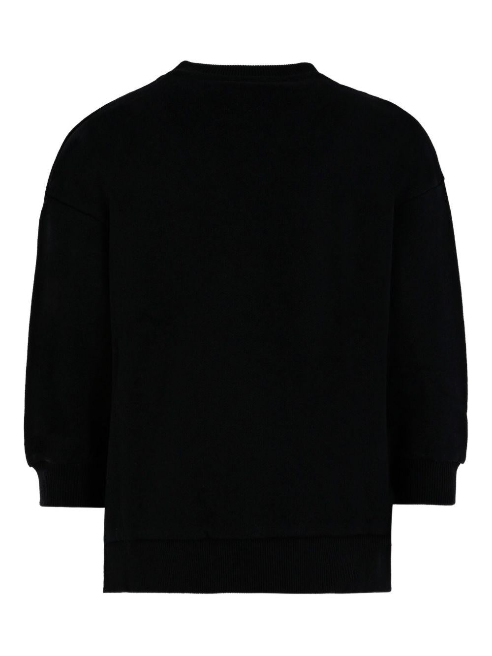 BALMAIN Felpa girocollo in cotone