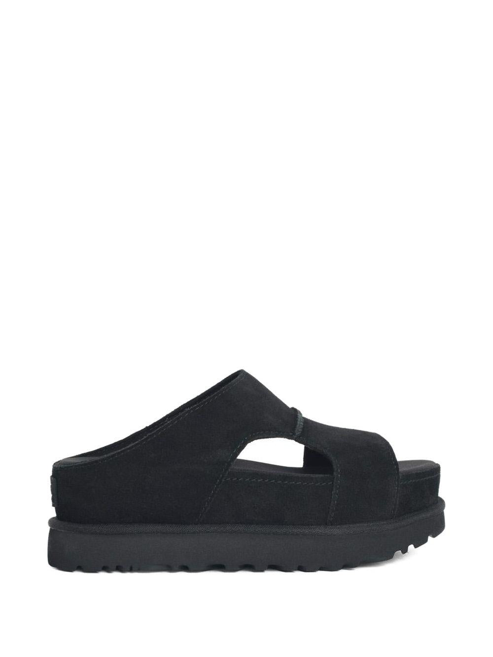 UGG Ciabatte slide in camoscio W Goldenstar Hi Cutout Slide