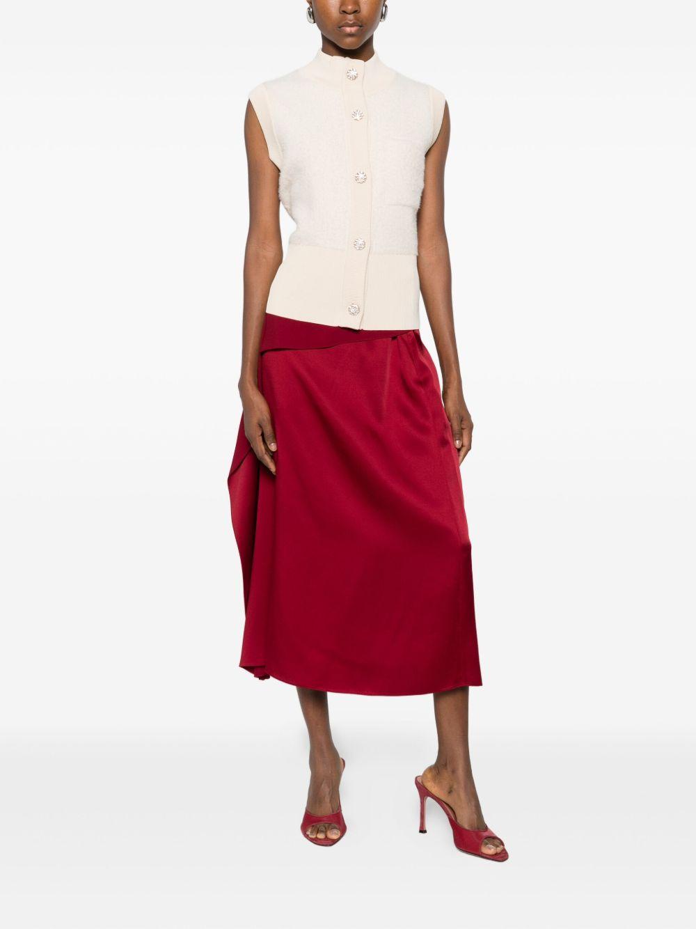 BLUGIRL Gilet ecru senza maniche