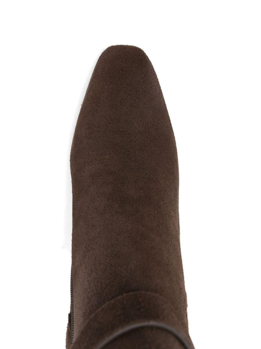 LIUJO Stivaletti marroni con tacco largo