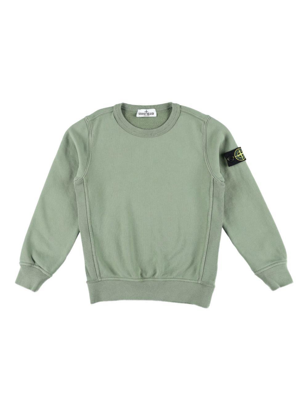 STONE ISLAND Felpa girocollo con logo