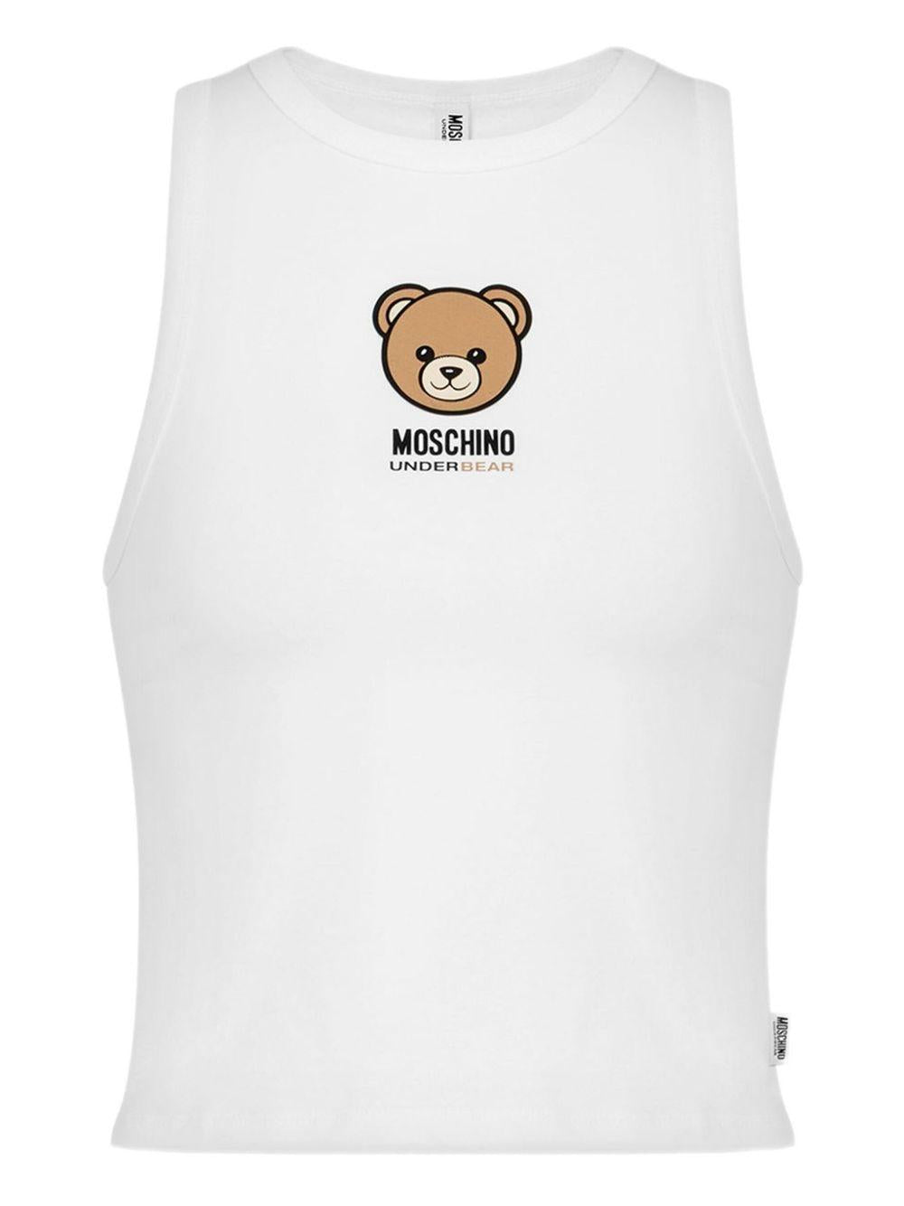 MOSCHINO UNDERWEAR Top con logo Teddy Bear