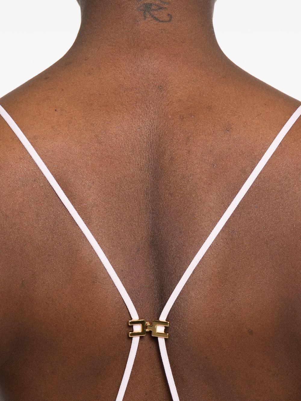 PRONOVIAS Abito lungo rosa con ruches