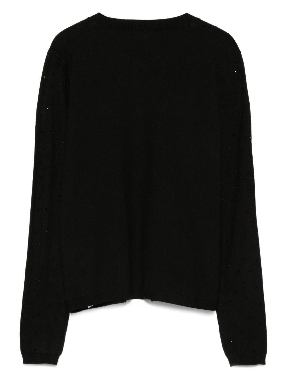 SEVENTY Cardigan girocollo con dettagli di cristalli