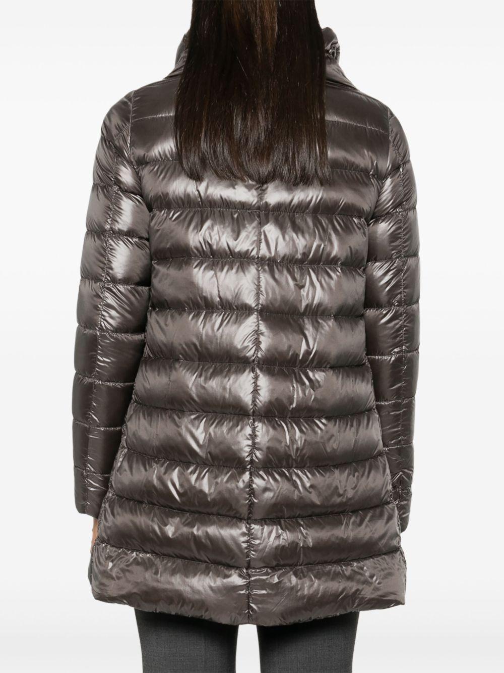 HERNO Piumino A-shape 'Amelia' grigio scuro