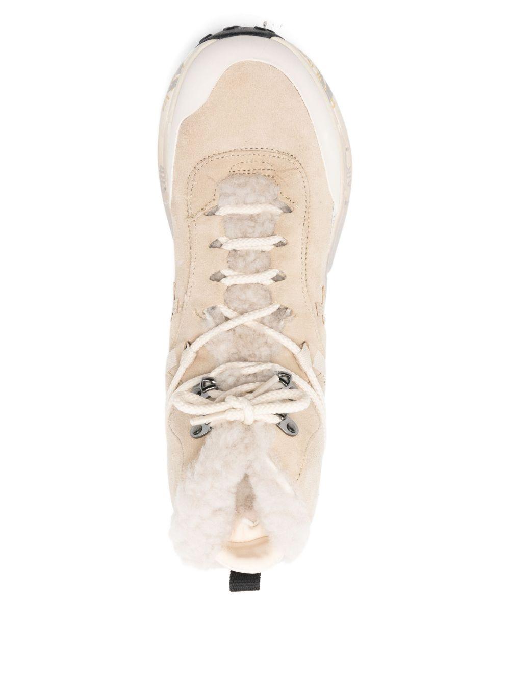 PREMIATA Sneakers alte 'Trivor' in pelle beige