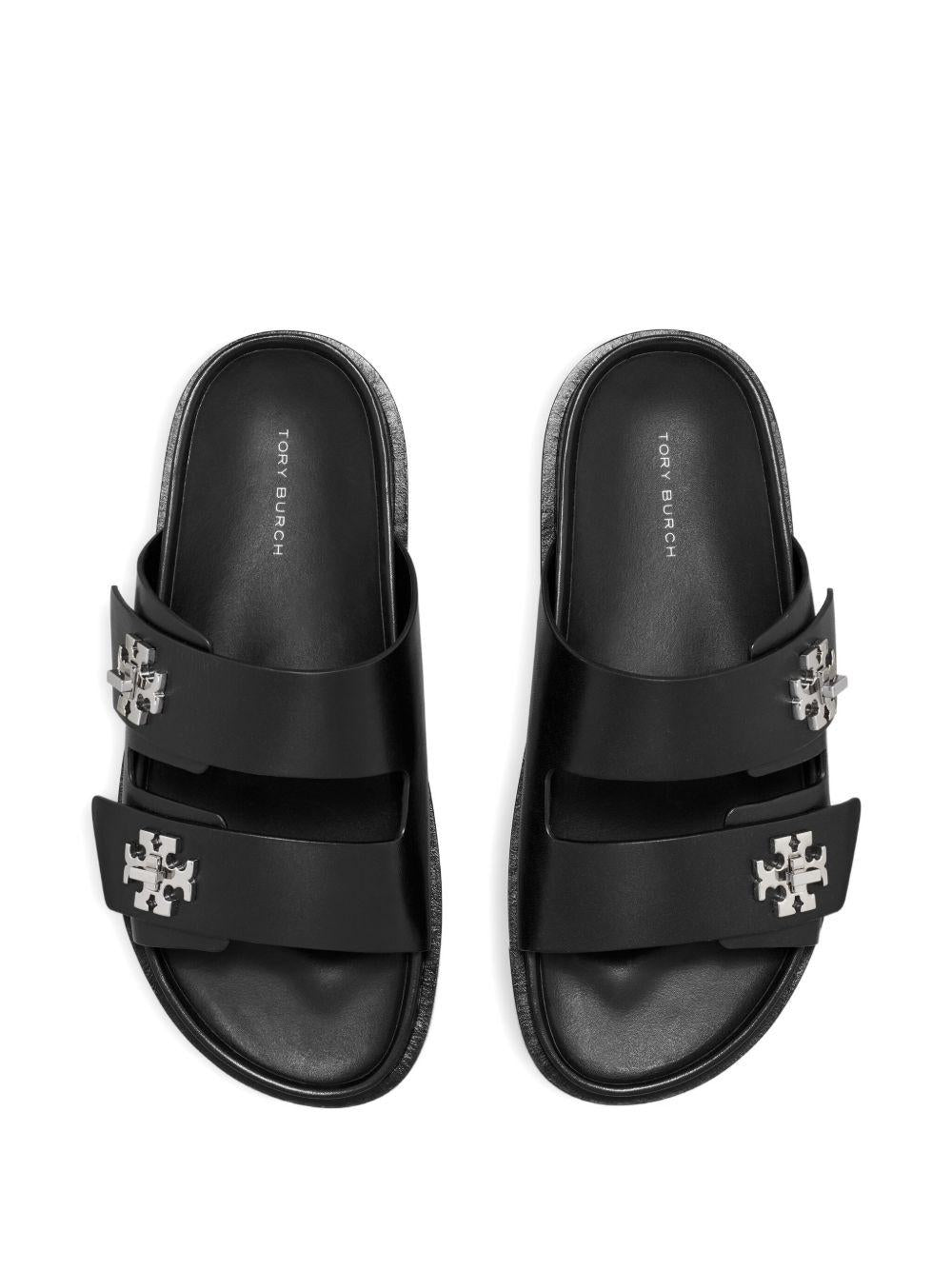 TORY BURCH Ciabatte in pelle con doppia fascia