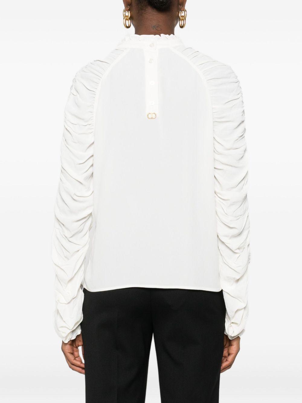 TWINSET Blusa con maniche arricciate