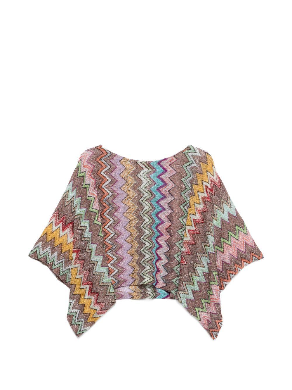 MISSONI Top poncho multicolore