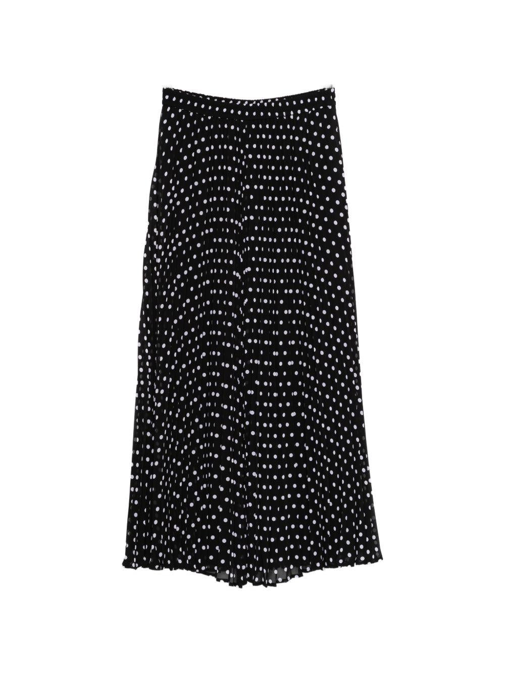 MICHAEL KORS Gonna midi a pois nera
