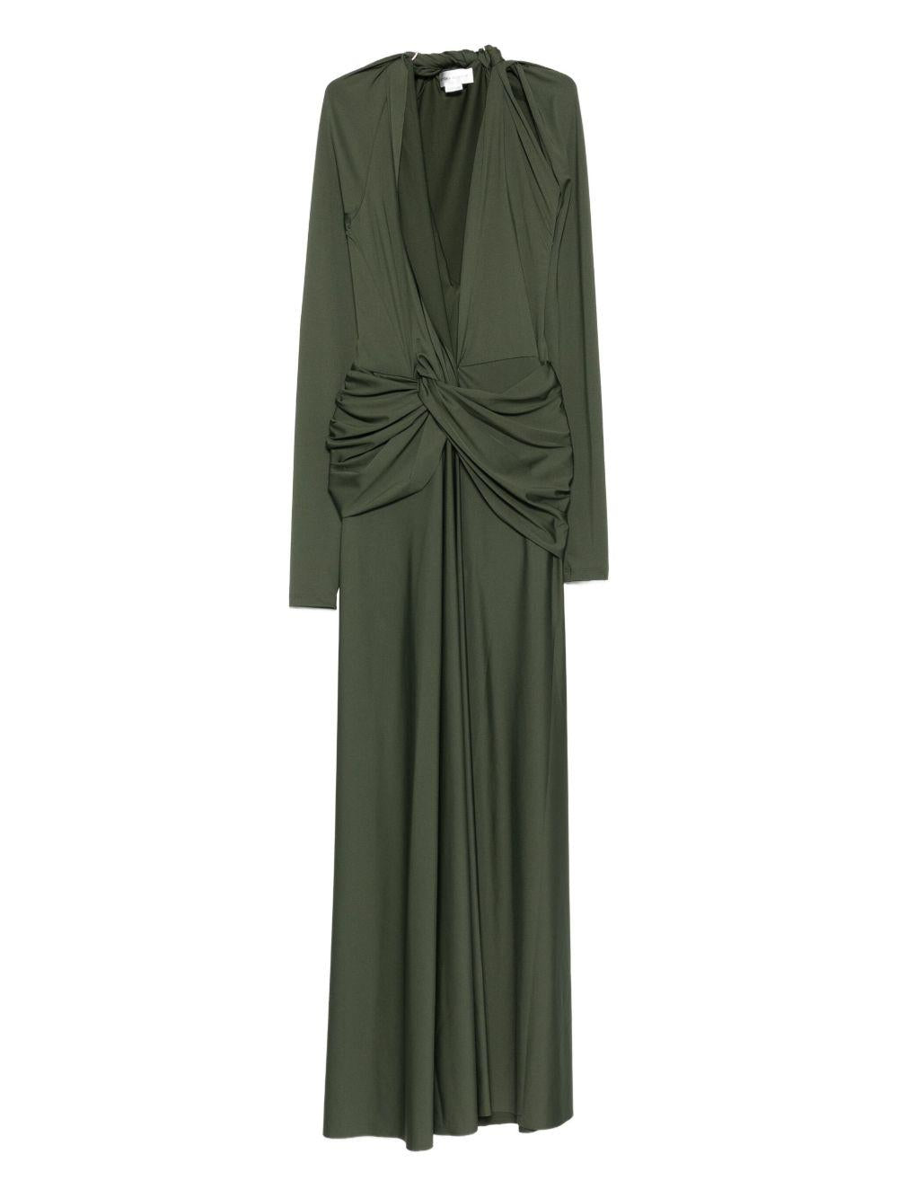 VICTORIA BECKHAM Abito lungo cut-out