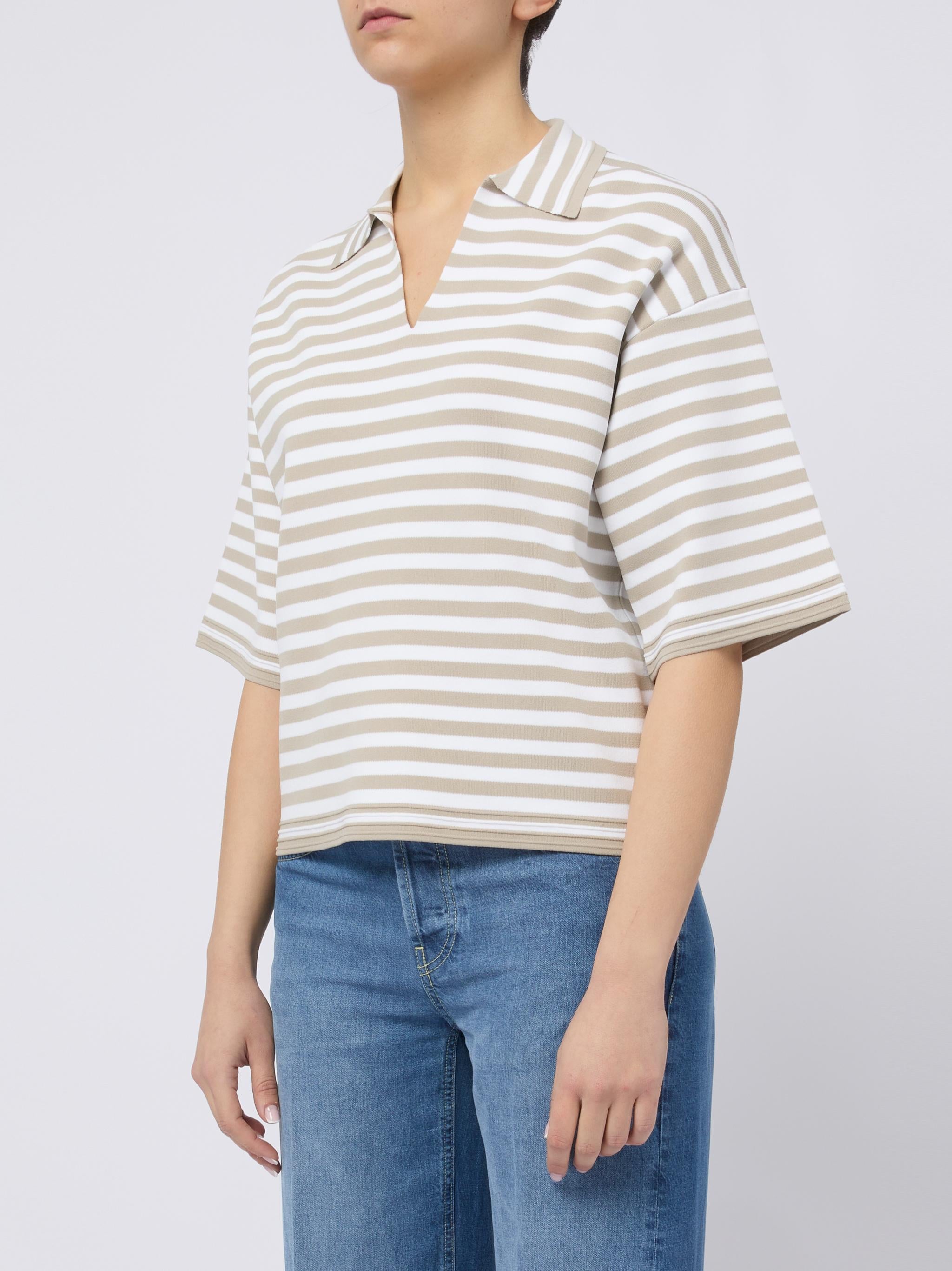 MAX MARA T-shirt a righe Dolce con maniche a 3/4