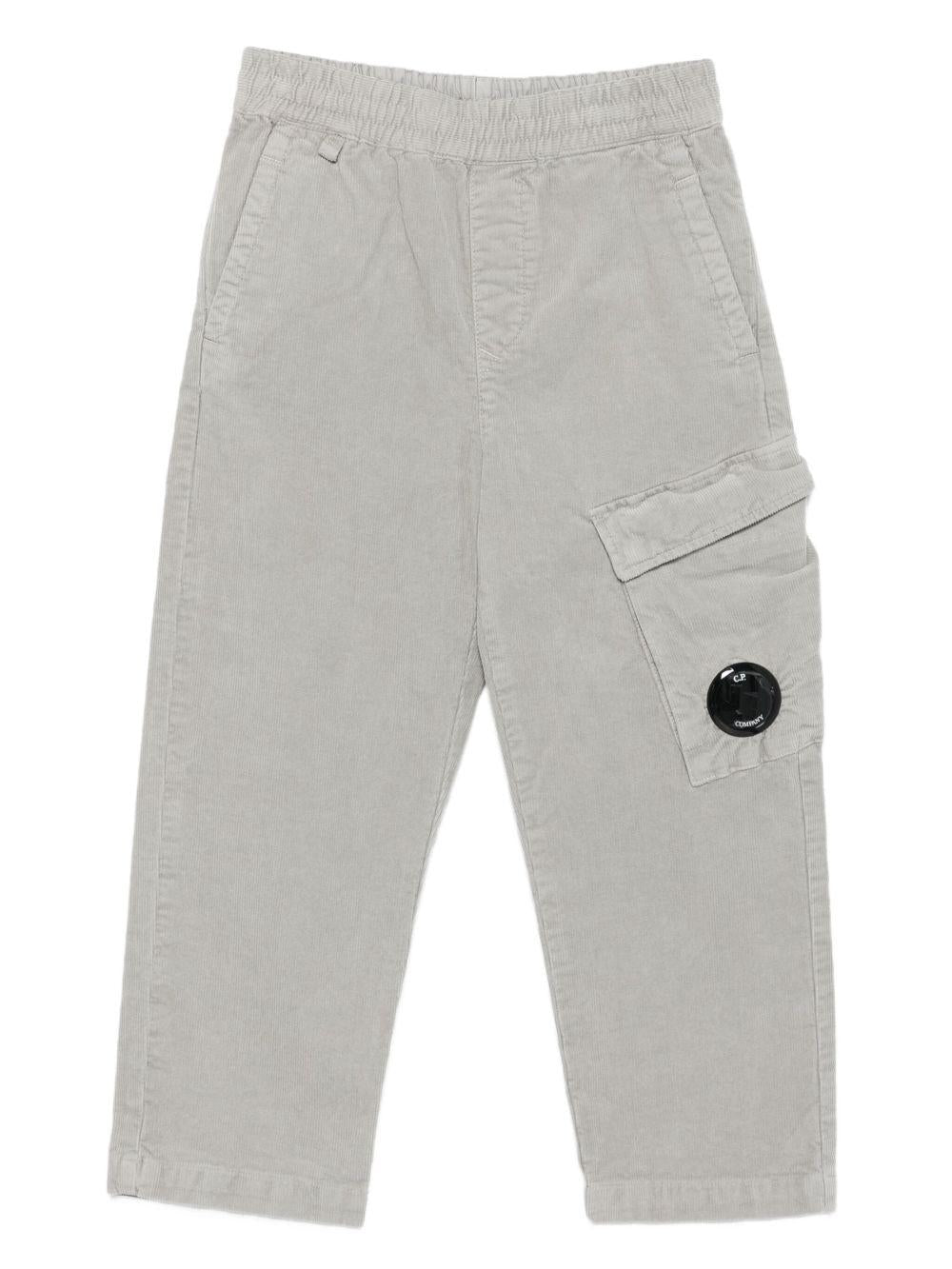 CP COMPANY Pantaloni a coste con applicazione