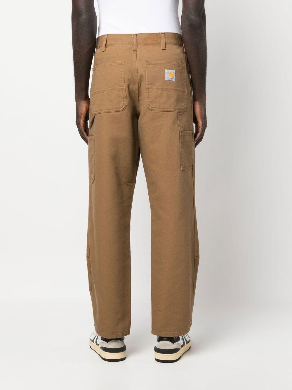 CARHARTT WIP Jeans dritto unisex in cotone marrone