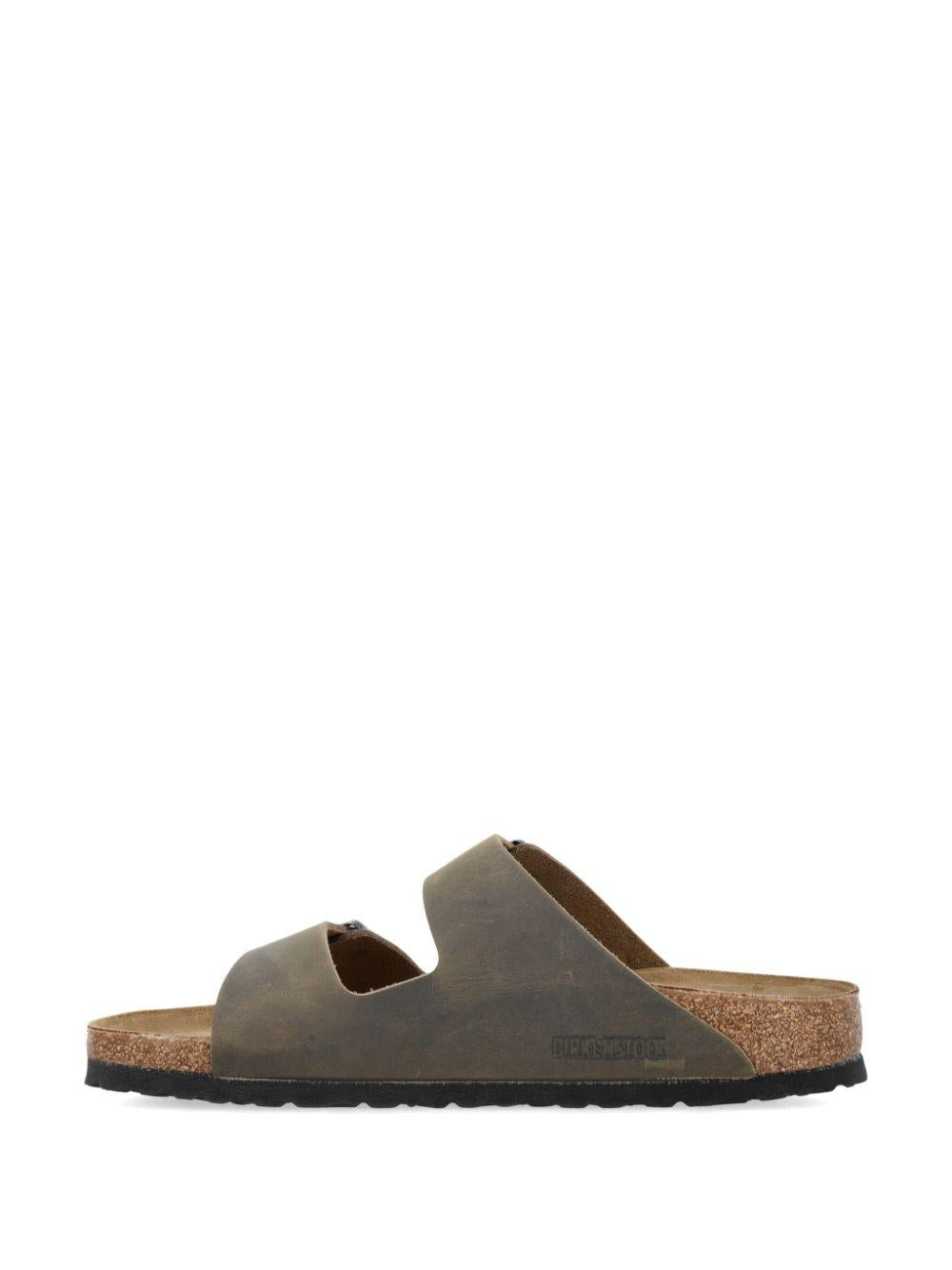 BIRKENSTOCK Ciabatte 'Arizona' in pelle verde
